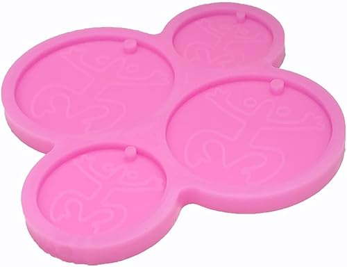 Miniatura 4 de Moldes de silicona con forma de coqui taíno, bandera de Puerto Rico, brillante, brillante, para manualidades, llavero, molde de arcilla polimérica,