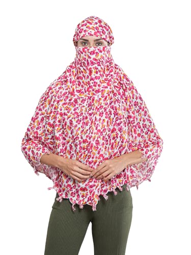 Image of Multipurpose Mask Cum Scarf for Women Cotton I Face Cover for Women I Sun Protection and Summer Wear Scarf