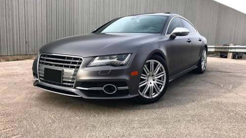 Image of Charcoal Grey Vinyl Wrap for Cars, 25 x 5 ft, Air Release