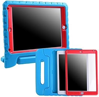 HDE Case for iPad Air - Kids Shockproof Bumper Hard Cover Handle St