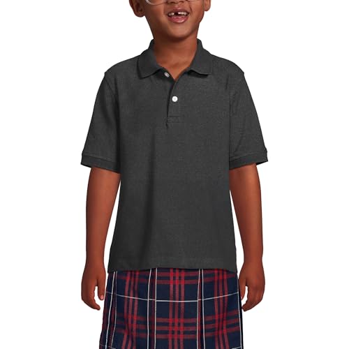 Image of Lands' End School Uniform Kids Short Sleeve Mesh Polo Shirt