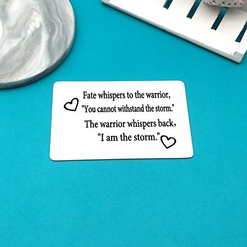 Xiahuyu Inspirational Gifts for Men Women Engraved Wallet Insert Card with Inspirational Quotes Christmas Birthday Gifts Graduation Gifts Encouragement Gifts for Daughter Son Friend Family2