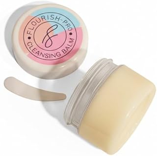 بلسم منظف للبشرة ومزيل مكياج، تركيبة مغذية بزيت الجوجوبا وزبدة الشيا، خالي من العطور، مناسب لجميع أنواع البشرة من فلوريش