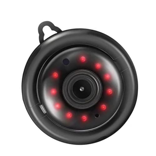 Mini Camara Inalambrica Pequenas Camaras WiFi Camara De Seguridad Camara De Vigilancia Casera Portatil Infrarrojo Noche Camaras Digitales para Interior Exterior Negro