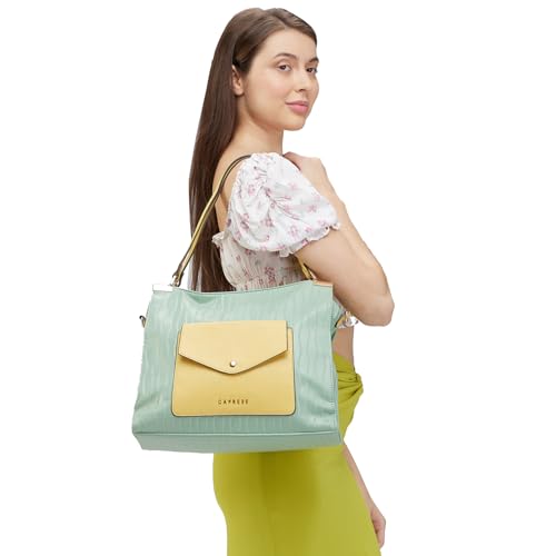Image of Caprese Shyla Hobo Bag, Large | Self Designed Shoulder Bag for Women with Easy Front Access Pocket | Secure Top Zip | Perfect for Casual & Daily Use