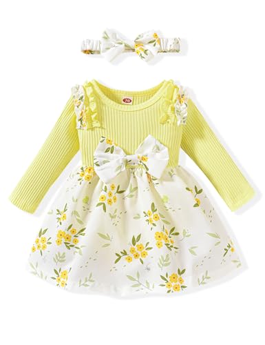 Borlai Kleinkind Baby Mädchen Kleidung Set Langarm Rüschen Strampler...