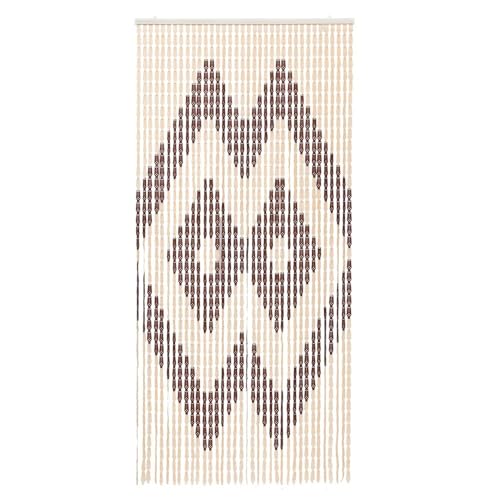emmevi Cortina de placas de PVC étnica para ventana, puerta, entrada, interior, exterior, mosquitera, antimoscas, 100 x 220 cm (C)
