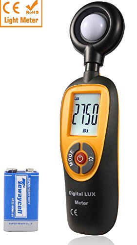 Hti-Xintai Light Meter, Digital Handheld Foot Candle Meter with LCD Display,Actionometer Illuminance Measuring