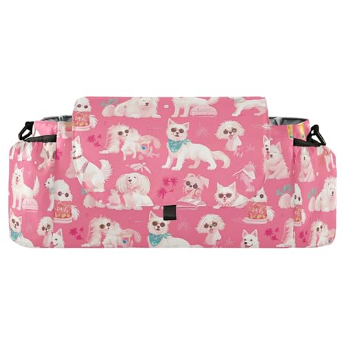 miaozhen Cartoon Dog Peach Summer stroller organizer cute storage organizer caddy carriage accesorios para accesorios para stroller