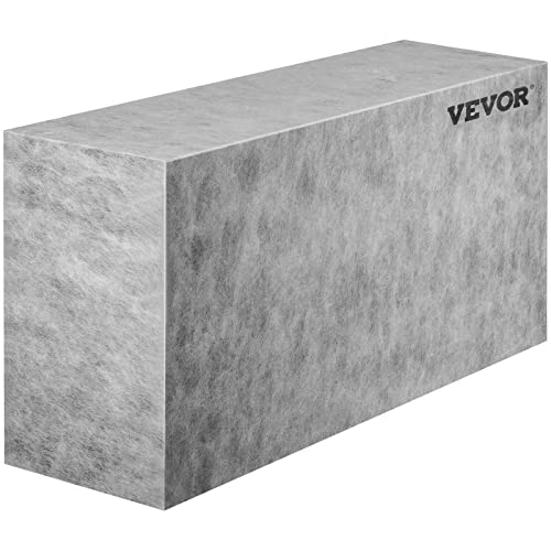 VEVOR Ready to Tile Shower Seat, 38.2' x 11.4' x 20' corner shower bench, Factory Waterproof & 100% Leak Proof Tileable Shower Corner Seat, 440lbs Load-Bearing Rectangular Board Shower Bench, Grey