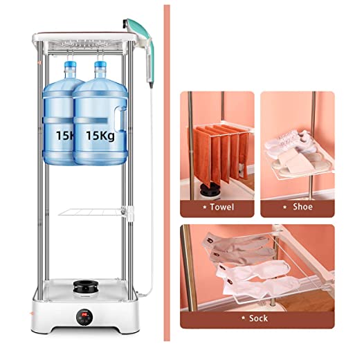 Kleding Droog- en strijkmachine, intelligente multifunctionele dubbellaagse droogrek wasgoed en sneldrogende thermostaat… - Image 6