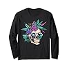 Grab Your Sarcastic Cannabis Skull Long Sleeve Tee Today – 420 Cannabis Weed Lover Apparel