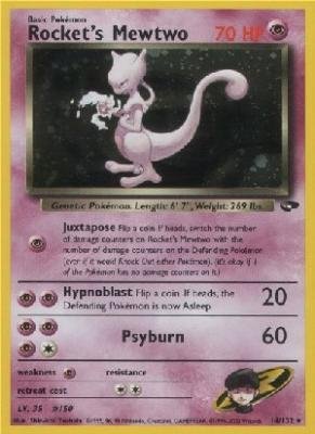 Rocket's Mewtwo Holofoil - Gym Challenge - 14 [Toy]