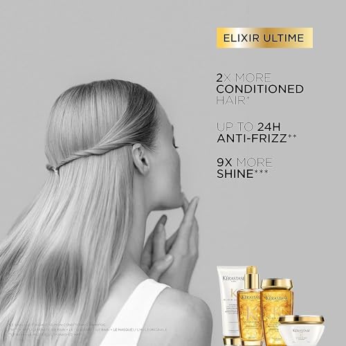 KERAS-TASE-Elixir-Ultime-LHuile-Original-Hair-Oil-Hydrating-Oil-Serum-to-Smooth-Frizz-and-Add-Shine-Nourishes-With-Argan-Oil-Camellia-Oil-Marula-Oil-For-All-Hair-Types
