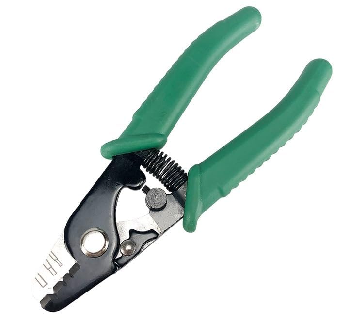 Image of Corslet High Precision Optical Fiber Stripper 125mm-3mm Outer Coating Stripping Three-Port Optical Fiber Stripping Pliers
