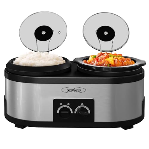 Sunvivi 2-in-1 Slow & Rice