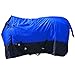 HILASON 40 in 600D Waterproof Turnout Miniature Horse Winter Blanket Blue with Black | Yearling Blankets Donkey