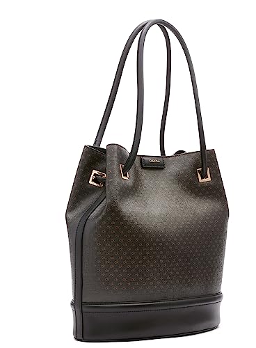 Bolso Tote para mujer Calvin Klein, piel vegana, 2 bolsillos miniatura 5