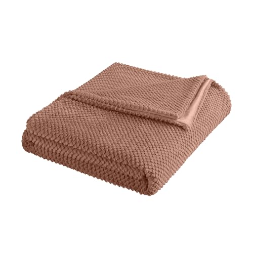 Vellux Texture Plush Fleece Blanket