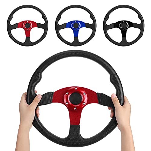 Volant de voiture de course modifié rouge 30mm accessoire de dérive - 2