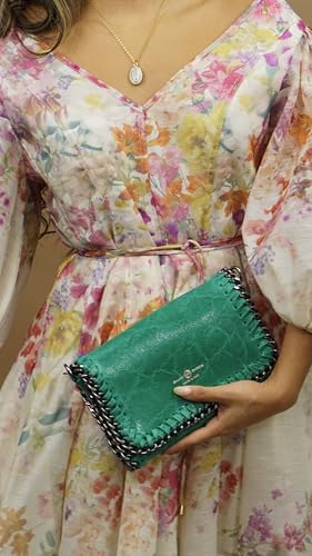 Premium Italian Leather Handmade in Florence, Italy. Small Crossbody Bag for Women with a Detachable Strap Made in Italy.3