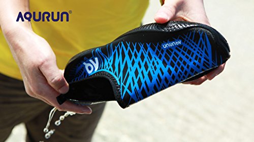 SAPATILHA PRETO COM AZUL AQURUN
