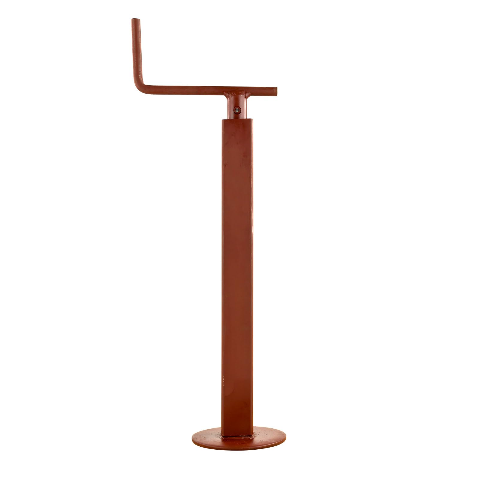 DEMA Stütze 40mm Vierkant – Stützfuß, Anhängerstütze, Kurbelstütze, mechanisch, 250 kg Tragkraft, 175 mm Hub, stabil, verzinkt, höhenverstellbar