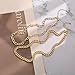 Moodear Gold Necklace for Women Trendy Chunky 14K Gold Plated Layered Necklace Cuban Link Paperclip Chain Choker Necklace for Women Trendy Fashion Jewelry