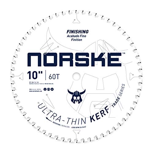 Norske Tools Thin Kerf Ultra Fast Crosscutting Saw Blade NCS...