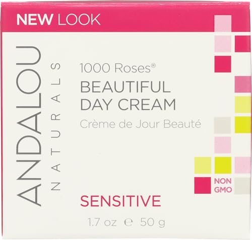 1000 Roses Beautiful Day Cream Andalou crema facial de 50ml contra la piel seca y sensible