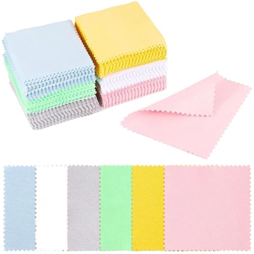 Chiffon de polissage tresses cheveux tissu nettoyage doux bijoux or argent rose