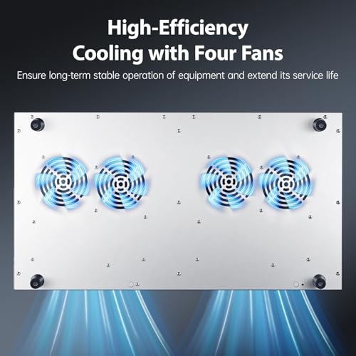 Image of Commercial Double Induction Cooktop 7000W, Dual Burner Countertop Stove with 10 Temperature & Power Levels, 4-Hour Timer,100% Copper Coil, Fit All Cookware for Home Kitchen Restaurant Catering