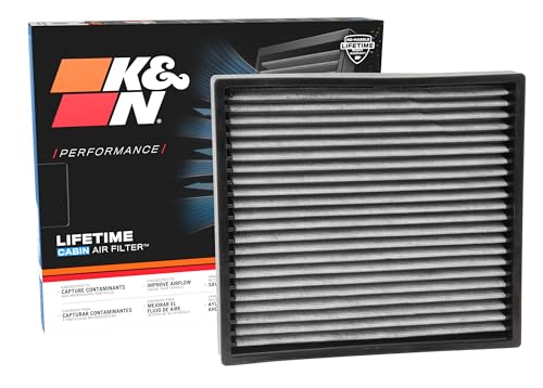 K&N VF2016 Washable & Reusable Cabin Air Filter Cleans and Freshens Incoming Air for your Chevy, GMC, Hyundai