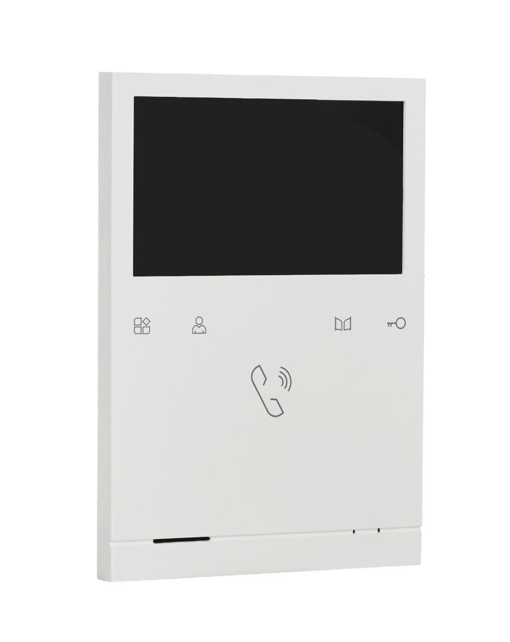 Balter by SCHUTZER Video Türsprechanlage EVO Quick für 4 Familienhaus mit 4X 4,3 Zoll Monitor 2-Draht Bus Türstation mit 150° Weitwinkel-Kamera Schwarz