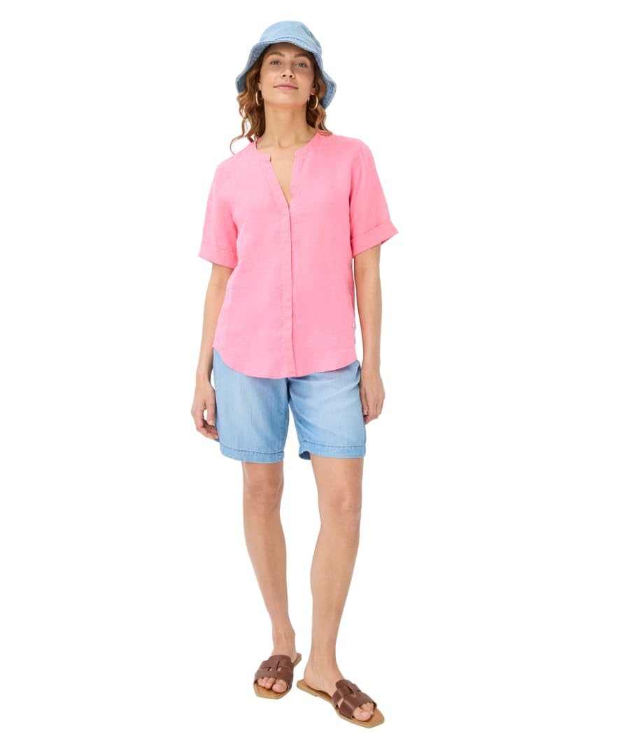 BRAX Style.veri Linen Solid Blusas para Mujer