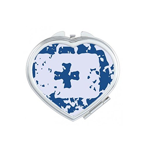 Miroir de poche pour trousse de premiers soins petit format pratique rond