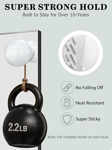 Image of Waneway 14 Bulb Vanity Lights for Mirror, Plug-in Power Adapter & Touch Dimmer, 6,000K, 1350 Lumens (Mirror Not Included)