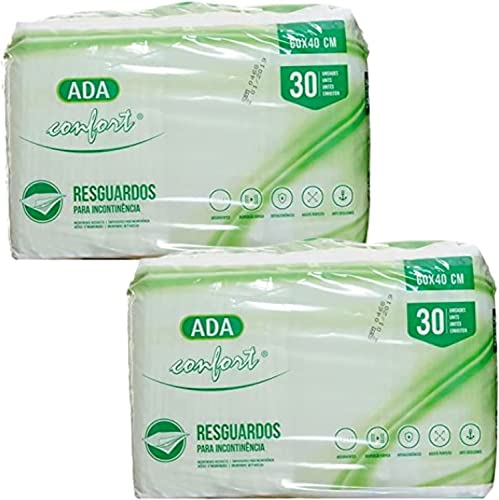 Caja 30 unidades de Empapadores desechable con gran capacidad de absorción 60 x 40 cm (2 Paquetes)