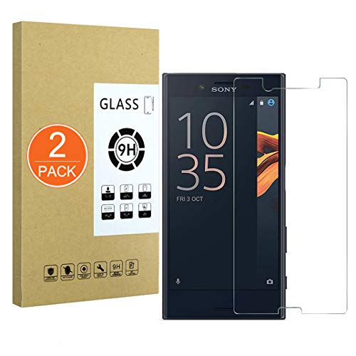 X-Dision [2 Pack Protector de Pantalla de Vidrio Templado Compatible con Sony Xperia X Compact,[Ultra Resistente,Sin Burbujas,Fácil de Instalar] Protector de Pantalla para Sony Xperia X Compact