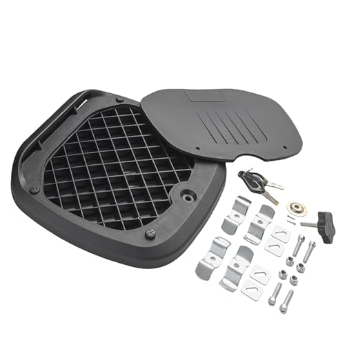 Baúl de moto universal de 46L con placa reflectante para scooter 5