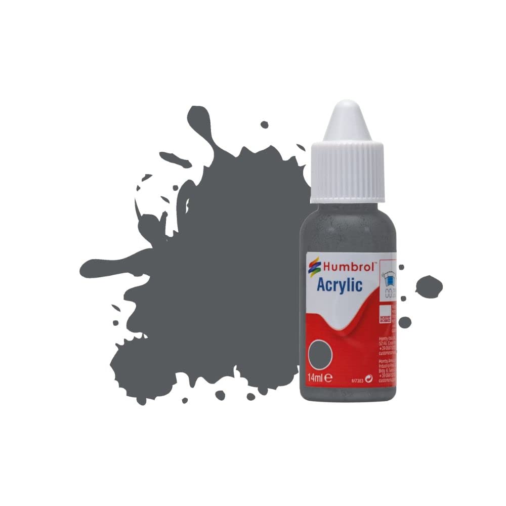 Humbrol Acrylic paint No.125 US Dark Grey - Matt,14ml