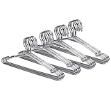METLUCK 40 Pack Clothes Hangers Stainless Steel Strong Wire Metal Hangers Coat Hangers Standard Suit