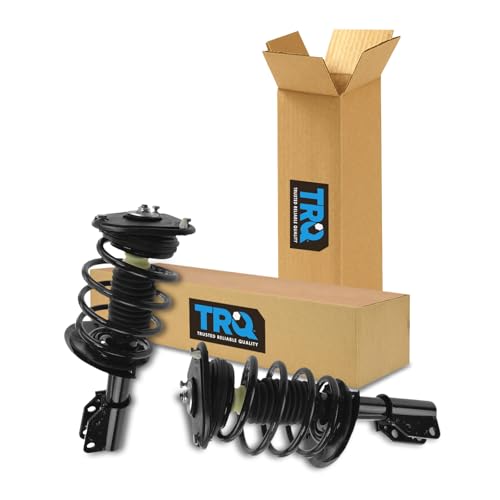 Image of TRQ Front Driver and Passenger Side Strut and Spring Assembly Set | For 06-11 Buick Lucerne without Magnetic Ride Control 06-10 Cadillac DTS without Magnetic Ride Control