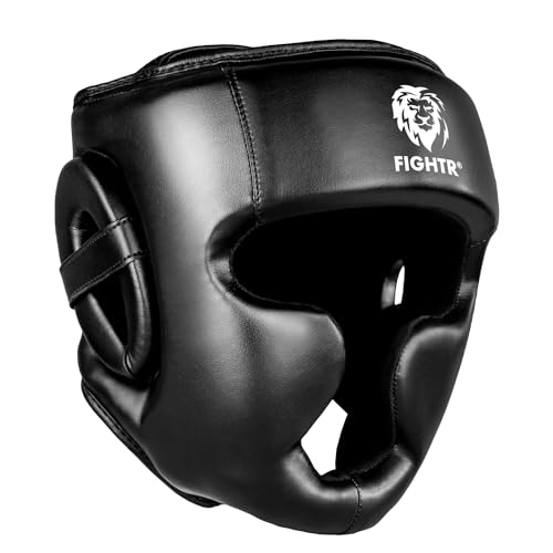 FIGHTR® Casco da boxe per sparring | Misura regolabile per boxe, MMA, Muay Thai, kickboxing e arti...