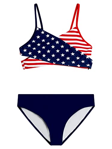 Image of Kanu Surf Girls' Coral Reef Beach Sport Wrap Around Bikini 2-piece Swimsuit