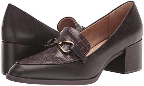 LifeStride Womens Devyn 2 Block Heel Loafer Dark Chocolate 10 M | Image 6