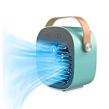 Portable Air Conditioner Fan，MiNi USB Evaporative Air Conditioner Fan，10000mAh cordless Rechargeab