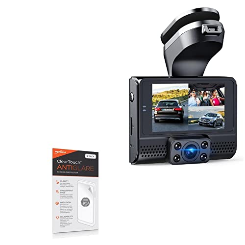 BoxWave Screen Protector Compatible with CamPark M200 - ClearTouch Anti-Glare (2-Pack), Anti-Fingerprint Matte Film Skin