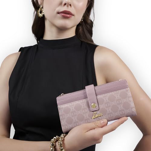Image of Lavie Women's Monogram Safiya Bi-Fold Zip Wallet | Gift for Women