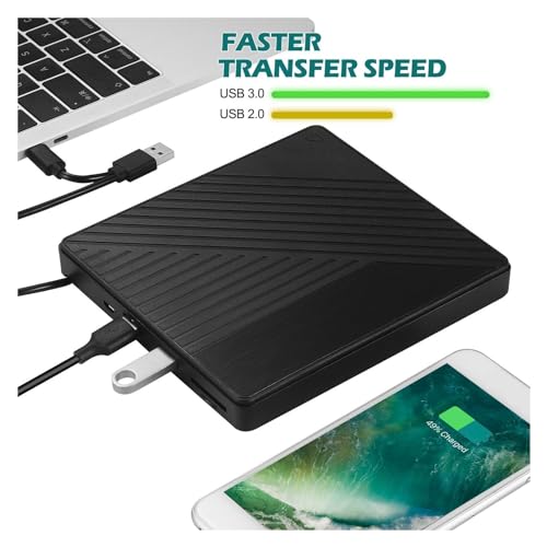 Lecteur DVD externe Type-C pour ordinateur portable sans lecteur interne